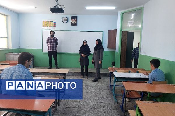 نظارت و ارزیابی مسئولین از  آمادگی و امکانات حوزه‌های امتحانات نهایی در ملارد  