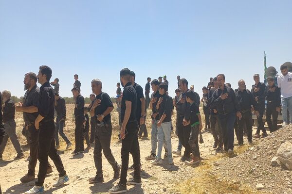 مراسم سوگواری سالار شهیدان حضرت اباعبدالله الحسین (ع) در روستای گزکوه 