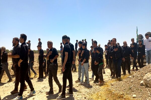 مراسم سوگواری سالار شهیدان حضرت اباعبدالله الحسین (ع) در روستای گزکوه 