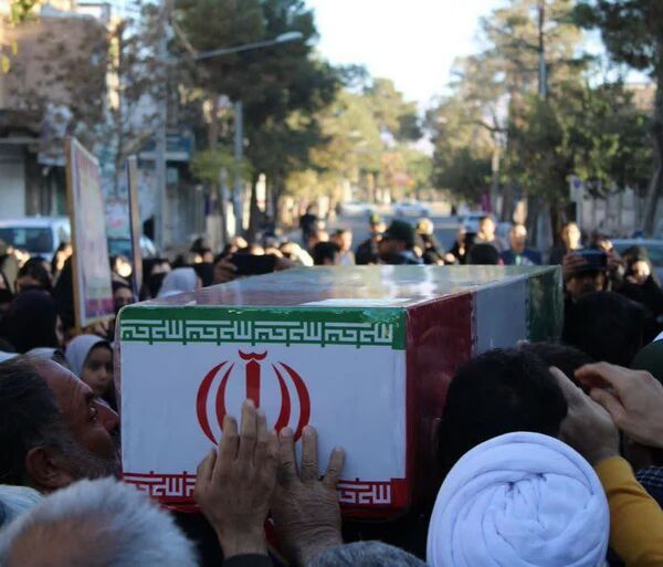 تشییع  پیکر مطهر شهید خوشنام در شهرستان خلیل آباد 