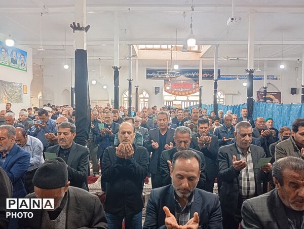 اقامه نماز عید فطر در روستای بلیان کازرون