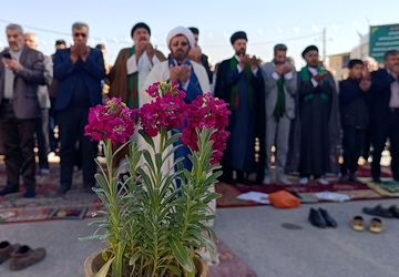 نماز عید فطر در سفید دشت