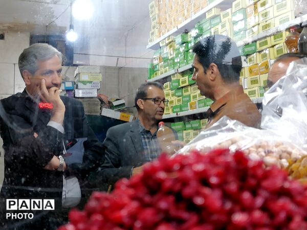 گشت مشترک نظارت بر بازار شهرستان کاشمر با حضور فرماندار