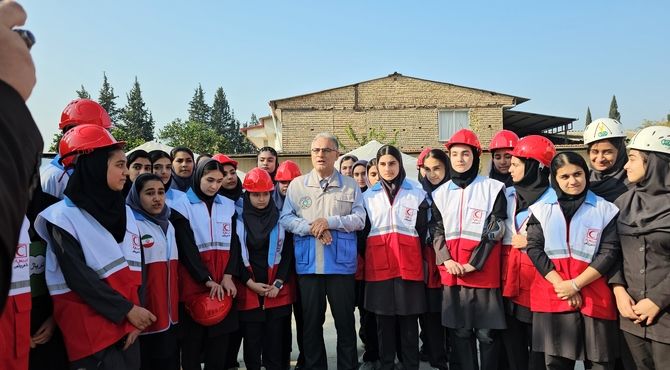 مانور زلزله متمرکز استانی در سرخنکلاته