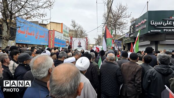 تپش انقلاب در راهپیمایی روز قدس شهرستان نظرآباد