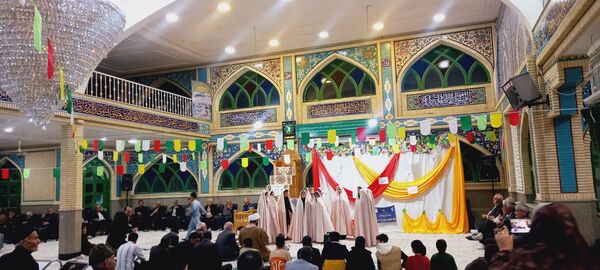 جشن باشکوه ولادت امام علی ع در روستای کاریزک خلیل آباد