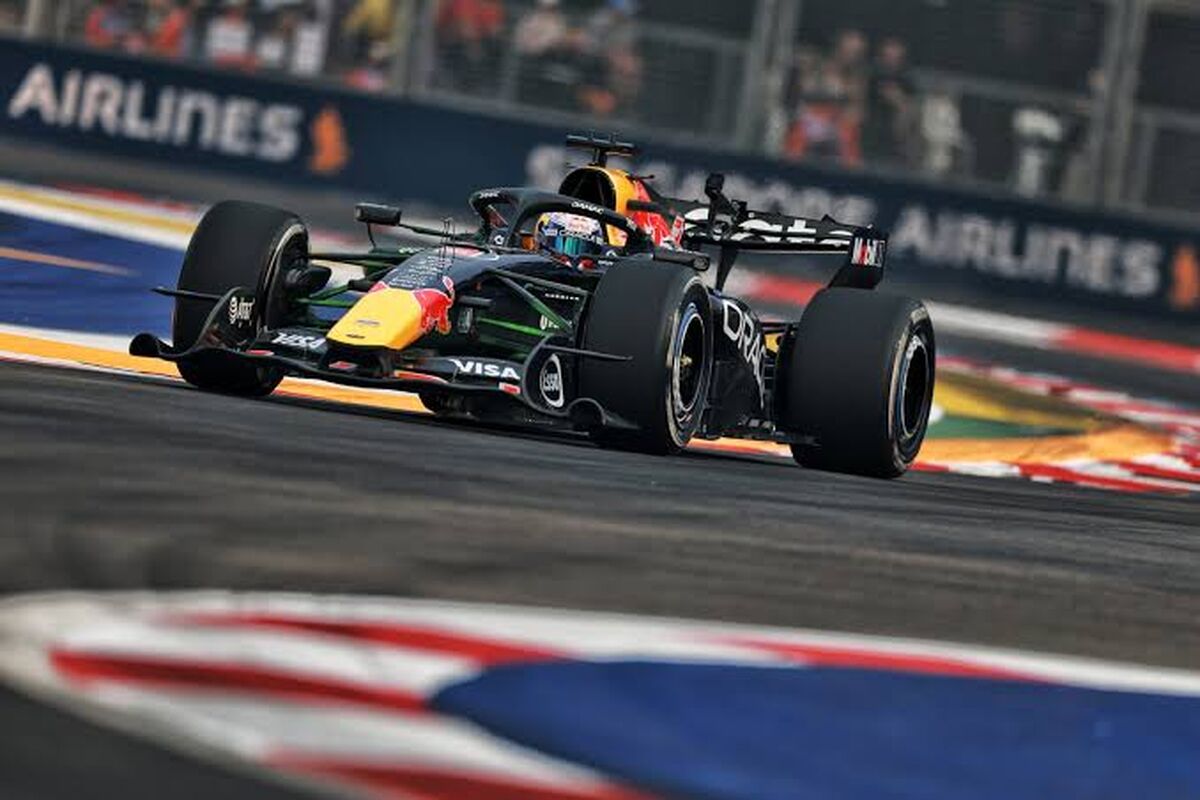 فرمول یک سنگاپور / برتری فرشتاپن در دور تعیین خط سرعت و اصلی