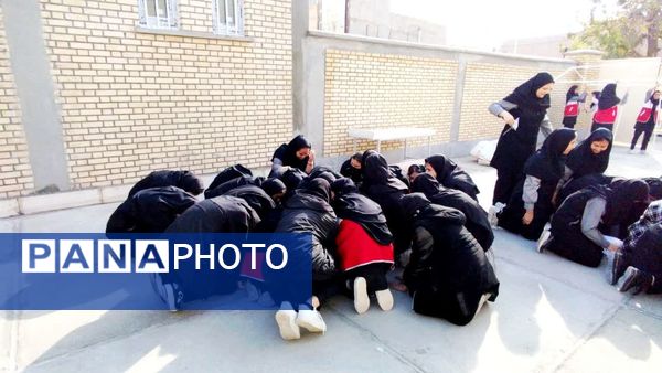 بیست و هفتمین مانور سراسری زلزله و ایمنی در مدارس شهرستان کلات