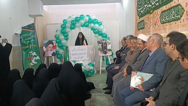  مراسم افتتاحیه دبیرستان تخصصی حفظ کوثر در شهرستان کاشمر 
