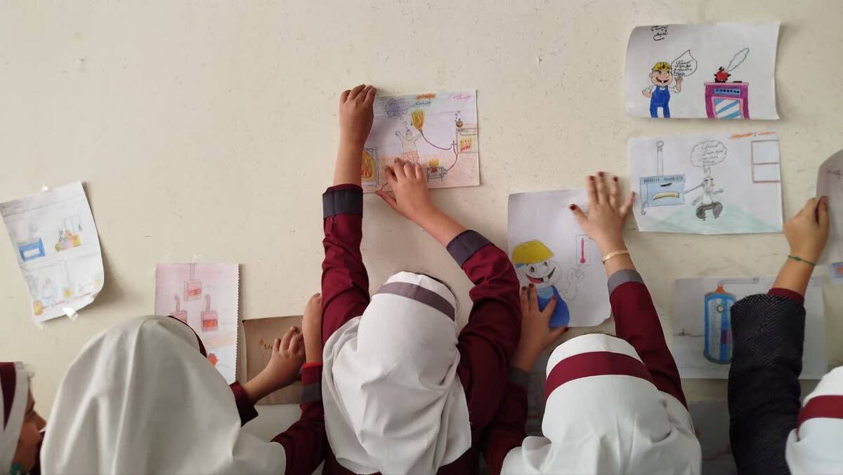 نمایشگاه نقاشی همیار گاز، دنیای شگفت‌انگیز کودکان