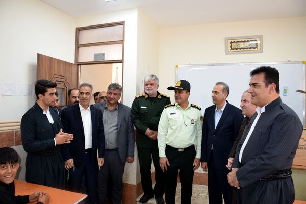 آیین افتتاح مدرسه 2 کلاسه در روستای کانی گل علیا