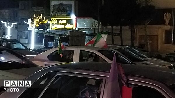 رژه ماشینی در روز های آخر سال ۱۴۰۴