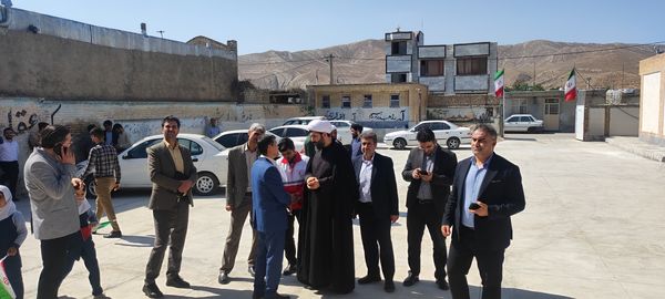 افتتاحیه مدرسه بازسازی شده ستارزاده شهرستان شیروان