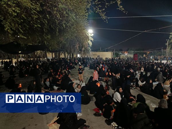 شام غریبان در امامزادگان سید محمد و سید نظام الدین شهرستان حاجی‌آباد