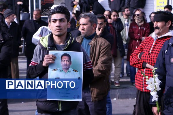 مراسم تشییع پیکر مطهر شهید والامقام شاهین دهقانی