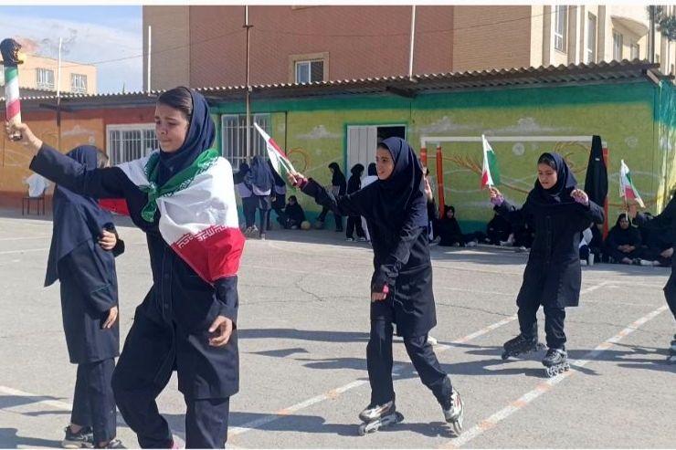 افتتاحیه المپیاد ورزشی درون مدرسه ای در دبیرستان مهر نیشابور