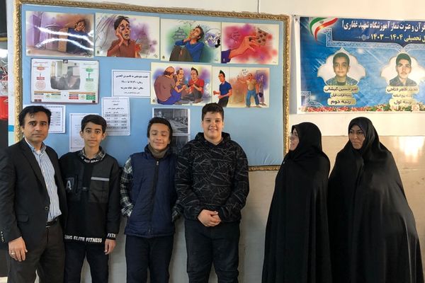 بازدید سرگروه کیفیت بخشی فعالیت‌های پرورشی از مدارس ناحیه دو شهرری 