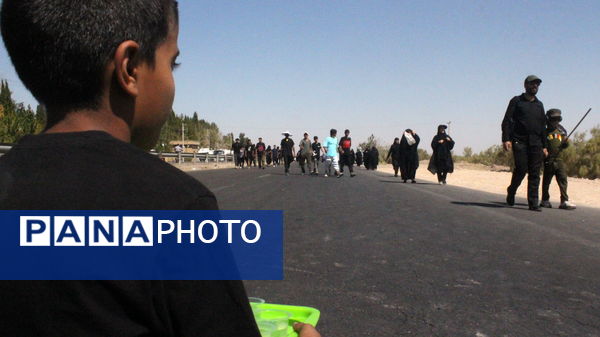 برپایی  موکب سازمان دانش‌آموزی در کرمان