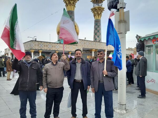 خیابان‌های همدان در ۲۲ بهمن تابلوی تمام‌نمای وحدت ملی