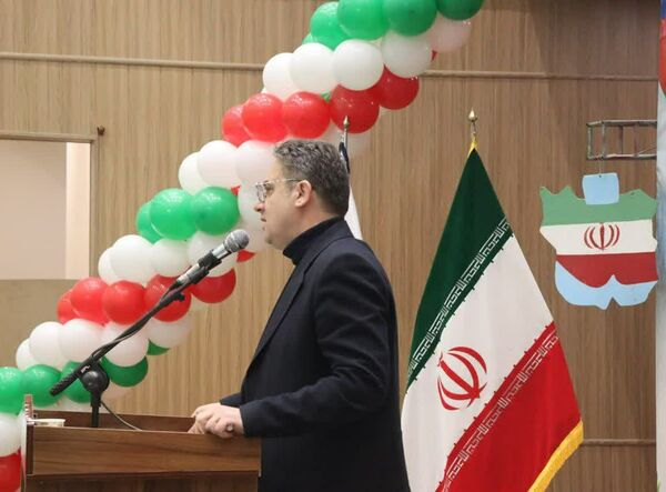 آیین استانی نواختن زنگ انقلاب استان خراسان رضوی در ناحیه ۵ مشهد