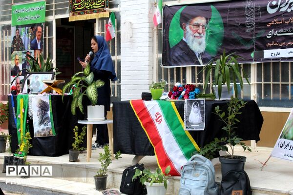 کاشت نهال همزمان با چهلمین روز شهادت فرشتگان میناب 