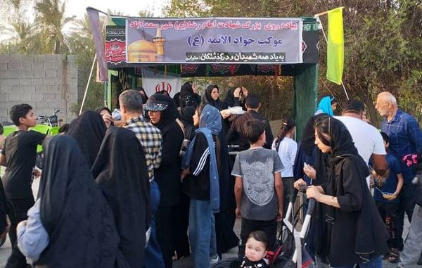 پیاده‌روی امام رضا (ع) در سعدآباد