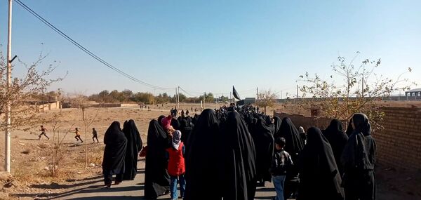 عزاداری فاطمی با حضور شهید گمنام در روستای ورجان قم