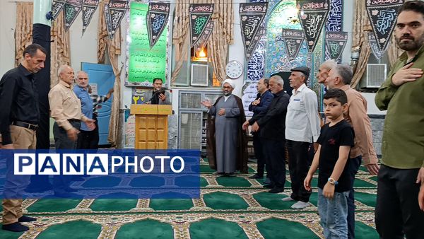 عزاداری سالروز شهادت امام حسن عسکری (ع) در مسجد صاحب‌الزمان آشخانه