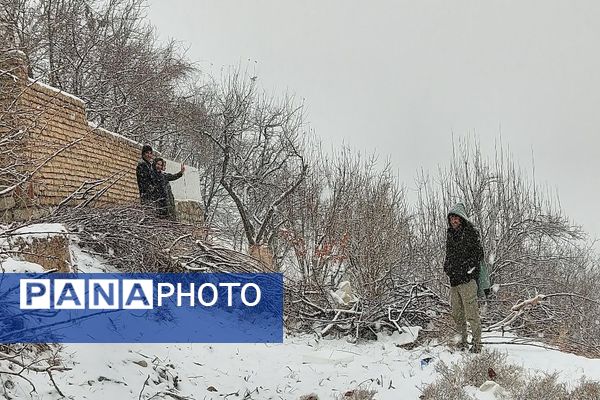یک قدم مانده به زمستان طبیعت شهر بار کاملاً زمستانی شد