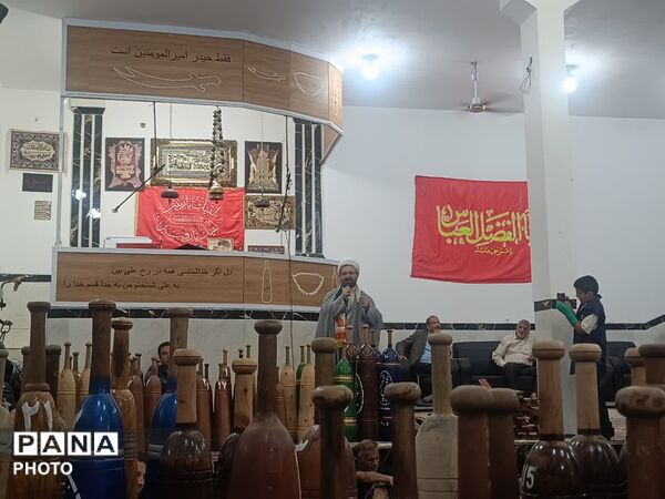 بازدید خادمین حرم رضوی از زورخانه علی‌بن‌ابی‌طالب مروست