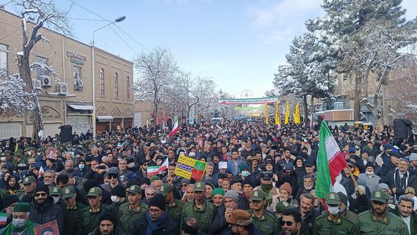 راهپیمایی ۲۲ بهمن در نیشابور 
