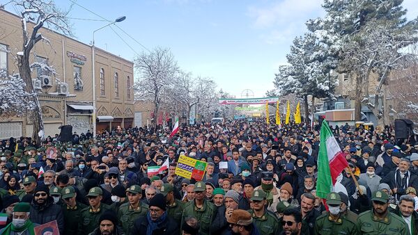 راهپیمایی ۲۲ بهمن در نیشابور 