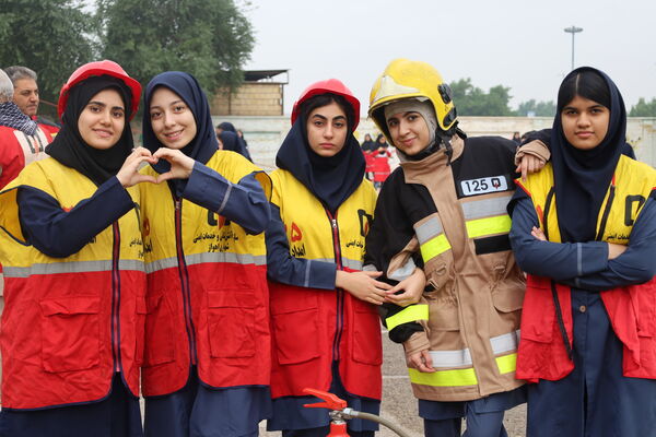 پناه‌گیری، خروج، نجات؛ مانور زلزله در خوزستان