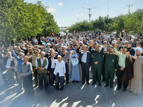 راهپیمایی مردم خراسان شمالی علیه جنایات رژیم صهیونسیتی 