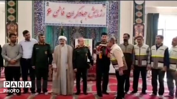 بدرقه جهادگران رزمایش جهادگران فاطمی ۶ به میزبانی حوزه شهدای بیرانشهر