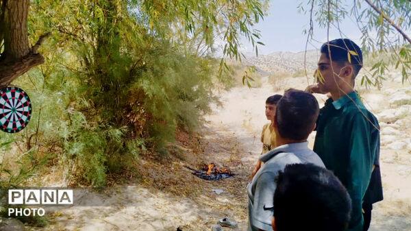 اردوی یک‌روزه طرح اوقات فراغت تابستانه دانش‌آموزان روستای تمنک به همت بسیج دانش‌آموزی