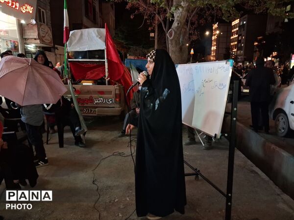 تریبون آزاد در حسینیه فضل نیشابور
