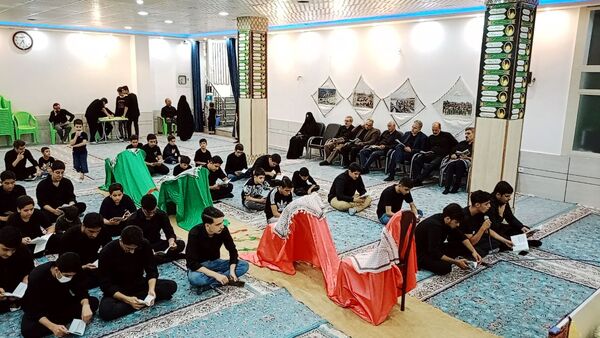 برگزاری هیأت دانش‌آموزی انصارالمهدی در کاشمر 