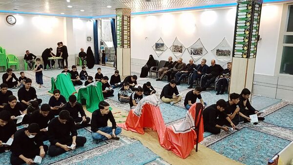 برگزاری هیأت دانش‌آموزی انصارالمهدی در کاشمر 