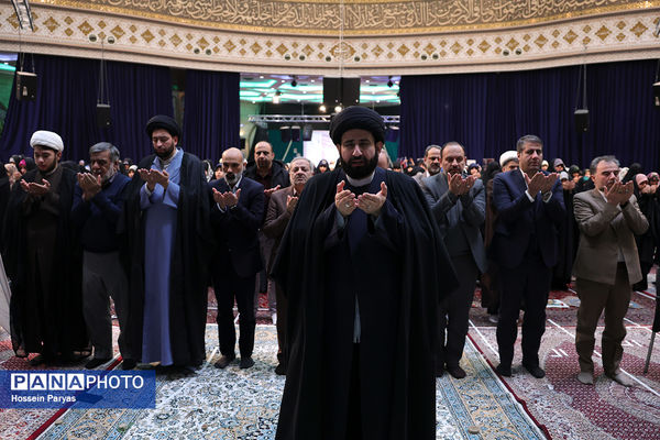 حضور وزیر آموزش و پرورش در جمع دانش‌آموزان معتکف