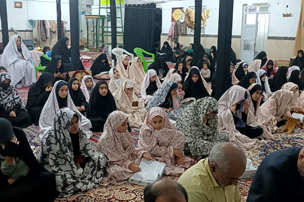 برگزاری مراسم معنوی اعتکاف در شهر صغاد