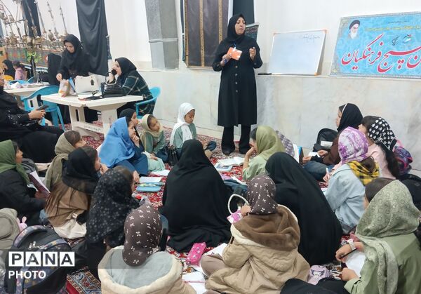 برپایی موکب آموزش در تکیه علی اصغری شهرستان خلیل آباد 