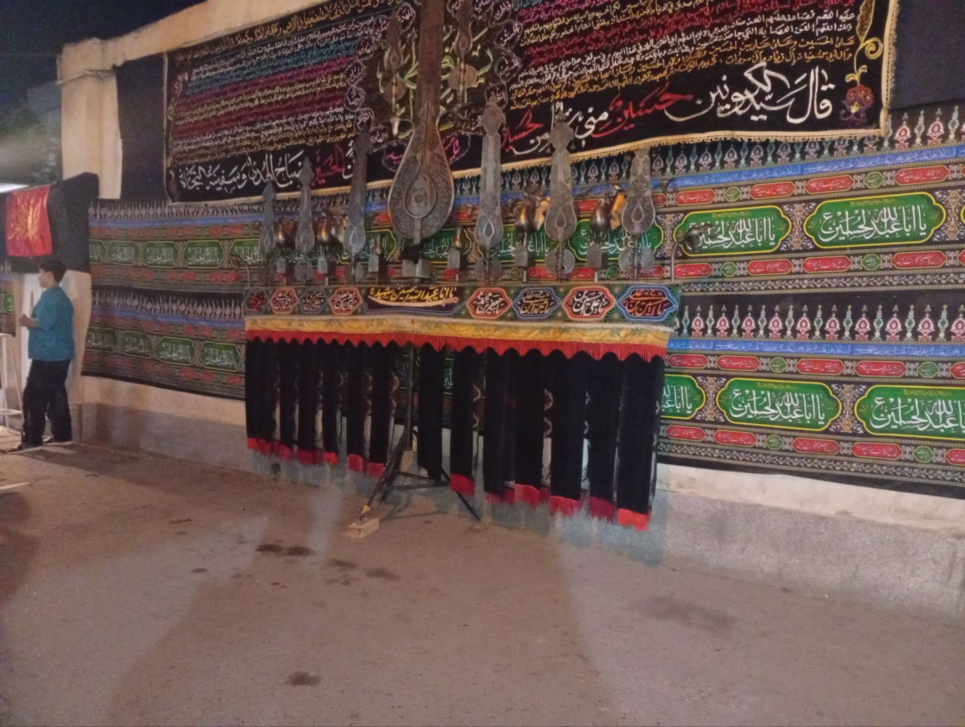 فضاسازی عزای امام‌حسین(ع) در شهرستان نظرآباد