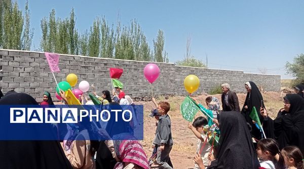 نسر در سوگ و بیعت؛ پیاده روی باشکوه غدیر به یاد شهدای حملات صهیونیستی