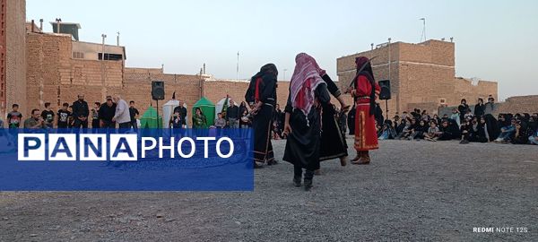 مراسم تعزیه‌خوانی در شهرستان خلیل‌آباد