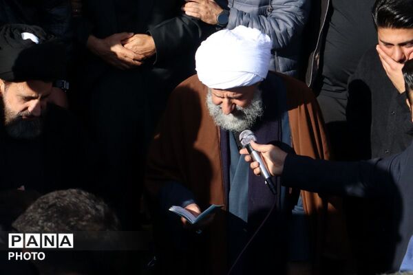 مراسم تشییع پیکر باشکوه خانواده شهید محتشم با حضور آحاد مردم قرچک