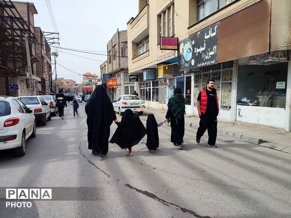 قاب پانا میزبان راهپیمایی روز قدس در شهرستان نیشابور 