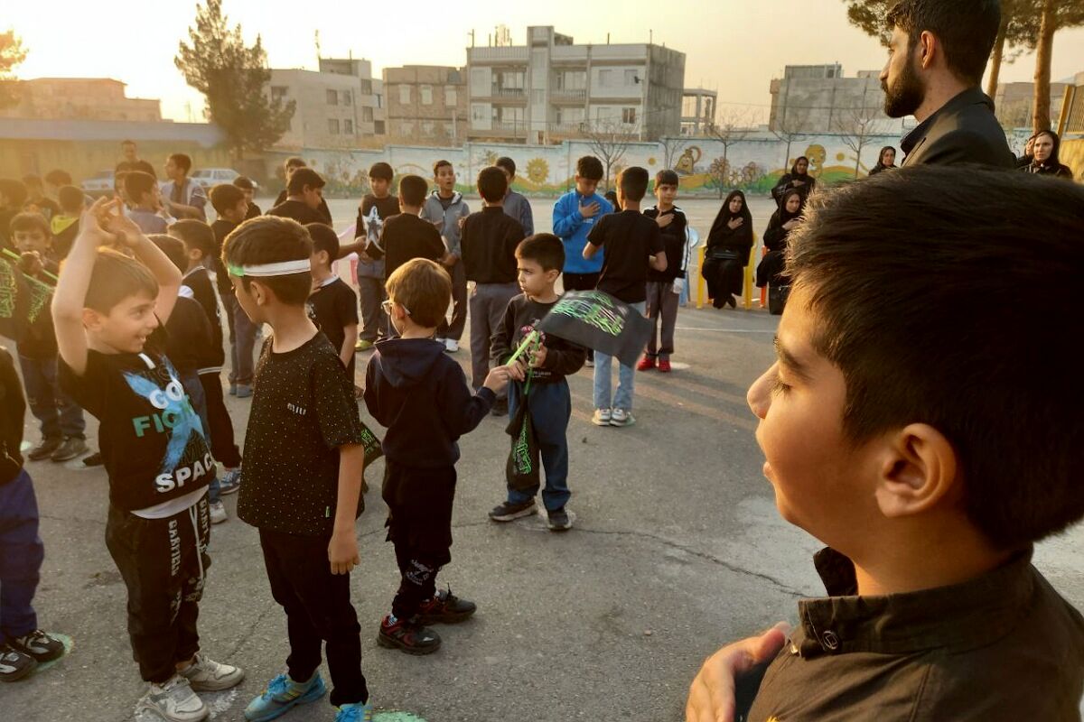 مراسم سوگواری حضرت فاطمه در دبستان هدایت ۲