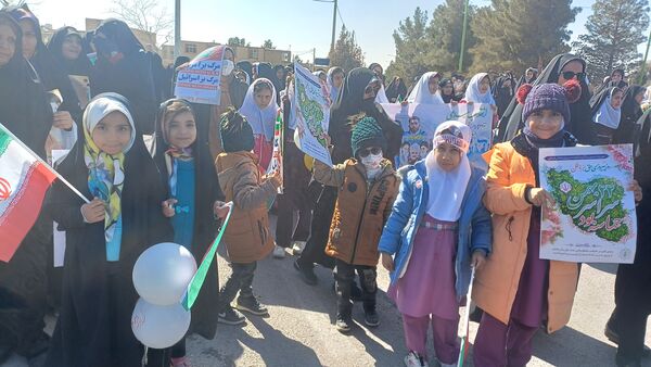 راهپیمایی باشکوه ۲۲ بهمن در شهرستان کوهپایه 