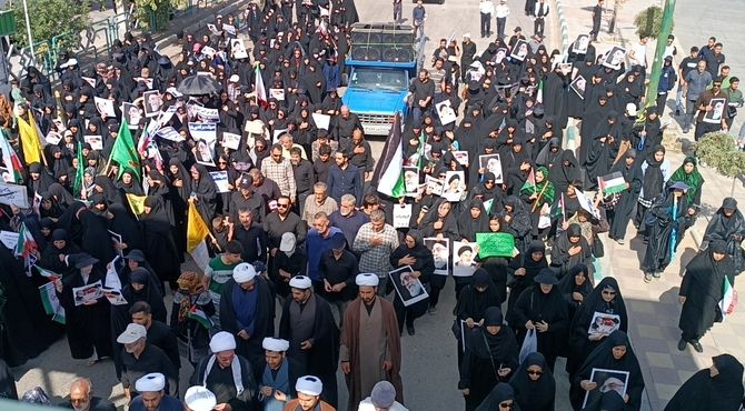 راهپیمایی بزرگ جاماندگان اربعین در کرمانشاه